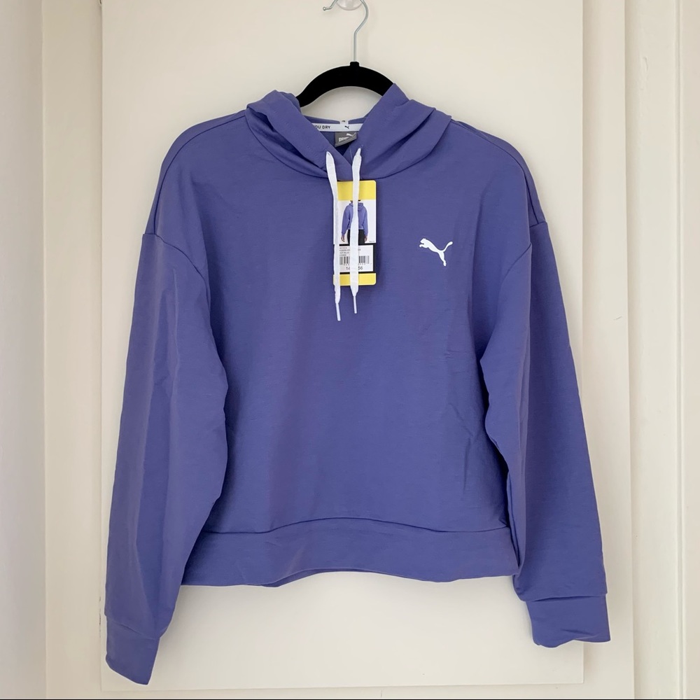 NWT Puma Lightweight Cropped Hoodie